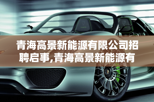 青海高景新能源有限公司招聘启事,青海高景新能源有限公司招聘