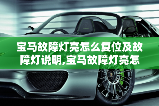 宝马故障灯亮怎么复位及故障灯说明,宝马故障灯亮怎么复位，宝马汽车故障灯说明