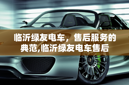 临沂绿友电车，售后服务的典范,临沂绿友电车售后