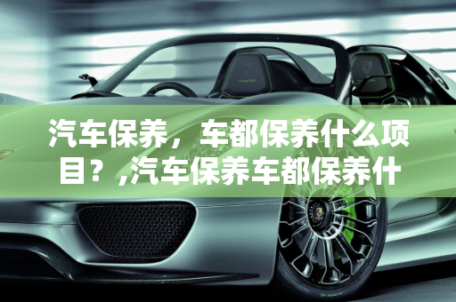 汽车保养，车都保养什么项目？,汽车保养车都保养什么项目