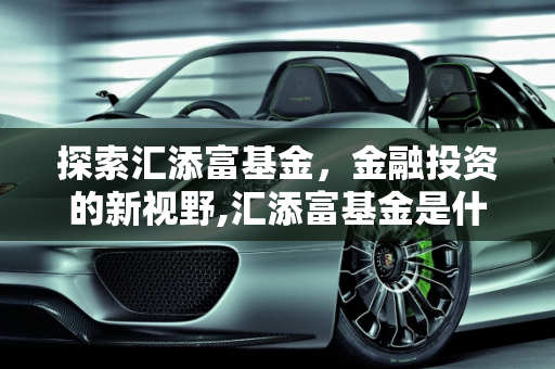 探索汇添富基金，金融投资的新视野,汇添富基金是什么意思