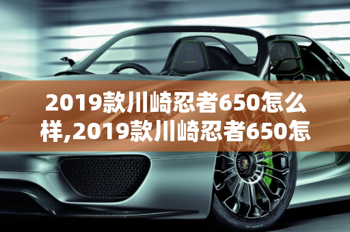 2019款川崎忍者650怎么样,2019款川崎忍者650怎么样