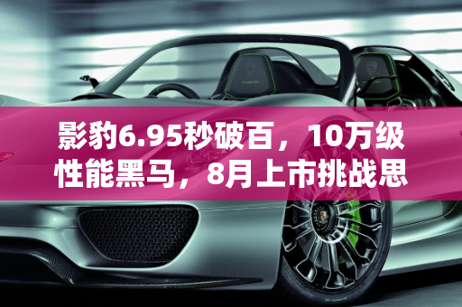 影豹6.95秒破百，10万级性能黑马，8月上市挑战思域,6.95秒破百，价格或在10万左右，影豹8月就上市，思域是对手吗