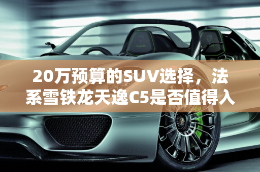20万预算的SUV选择，法系雪铁龙天逸C5是否值得入手？,20万落地的SUV，看上法系的雪铁龙天逸C5了，可以入手吗？有什么建议吗