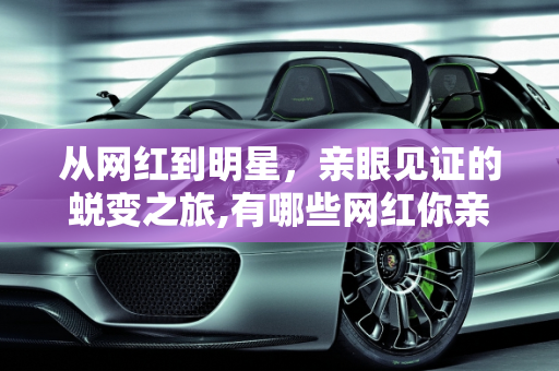 从网红到明星，亲眼见证的蜕变之旅,有哪些网红你亲眼看着变成了明星