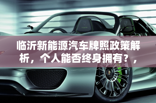 临沂新能源汽车牌照政策解析，个人能否终身拥有？,临沂新能源汽车牌照个人可以终身拥有吗，临沂新能源汽车