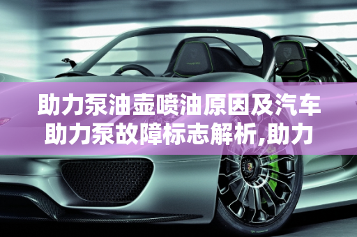 助力泵油壶喷油原因及汽车助力泵故障标志解析,助力泵油壶喷油出来是什么原因,汽车助力泵故障标志是什么