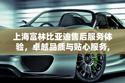 上海富林比亚迪售后服务体验，卓越品质与贴心服务,上海富林比亚迪售后怎么样