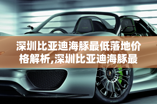 深圳比亚迪海豚最低落地价格解析,深圳比亚迪海豚最低落地价格