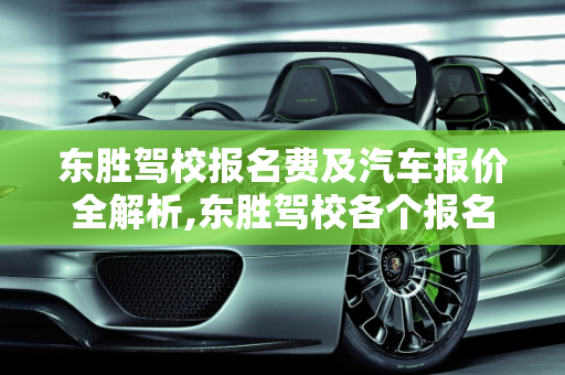 东胜驾校报名费及汽车报价全解析,东胜驾校各个报名费多少，汽车报价东胜