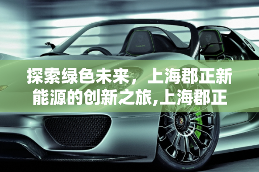 探索绿色未来，上海郡正新能源的创新之旅,上海郡正新能源,上海郡正新能源