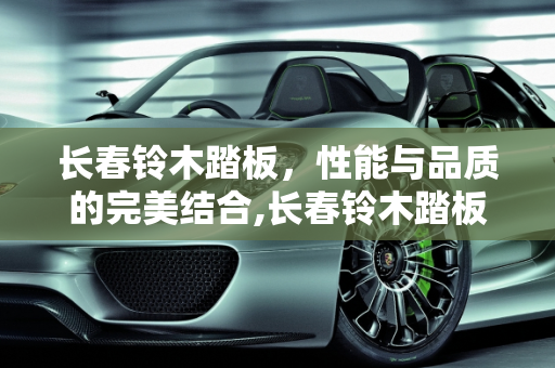 长春铃木踏板，性能与品质的完美结合,长春铃木踏板怎么样