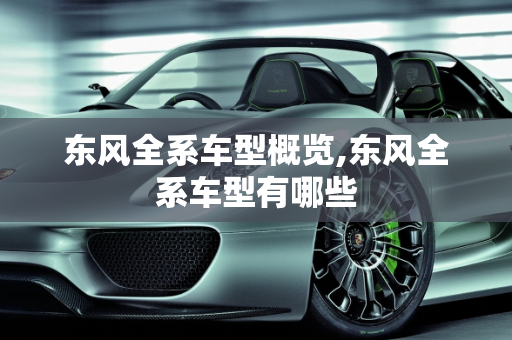 东风全系车型概览,东风全系车型有哪些