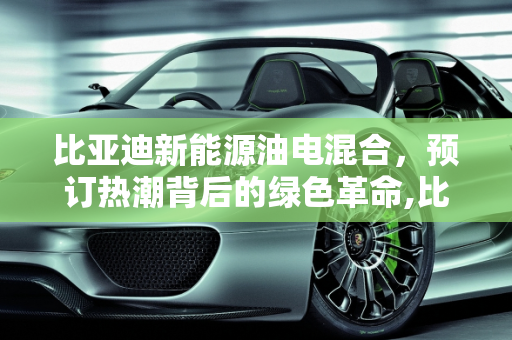 比亚迪新能源油电混合，预订热潮背后的绿色革命,比亚迪新能源油电混合为什么要预订,得和新能源