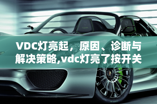 VDC灯亮起，原因、诊断与解决策略,vdc灯亮了按开关消除不了